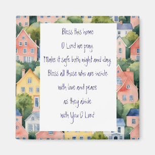 Bless this Home Congratulations on New Home Magnet
