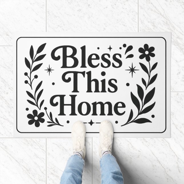 Bless This Home Doormat (Indoor)