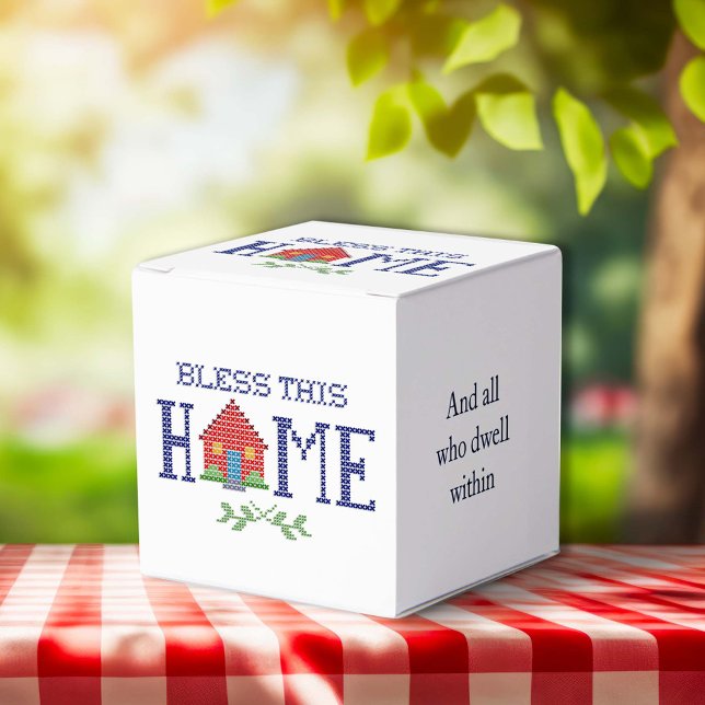 Bless This Home Favor Box (Send your guests home with a little extra love in our "Bless This Home" favor box.)