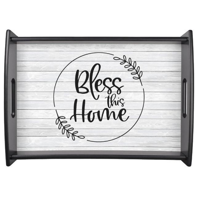 Bless This Home Serving Tray (Front)