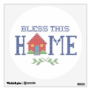 Bless This Home Wall Decal