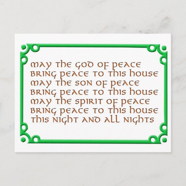 Bless this House! Postcard (Front)