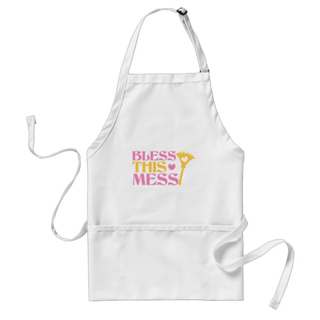 Bless this MESS Adult Apron (Front)