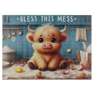 Bless This Mess Cutting Board