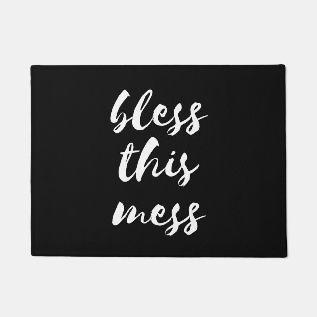 Bless this mess doormat (Front)