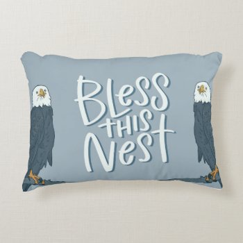 Bless This Nest Swfl Eagle Cam Accent Pillow by SWFLEagleCam at Zazzle