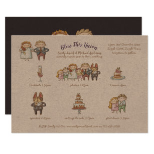 timeline wedding invitations zazzle