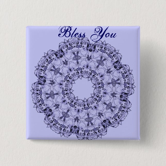 Bless You_ Pinback Button (Front)