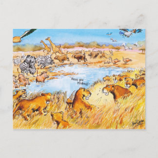 bless you! postcard