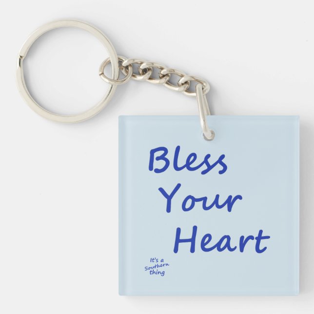 Bless Your Heart Keychain (Front)