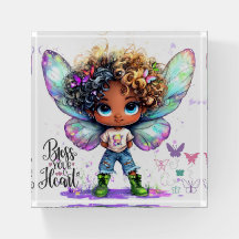Bless Your Heart Lil' Fairy Paperweight