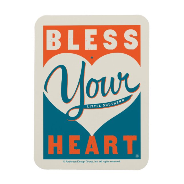 Bless Your Heart Magnet (Vertical)