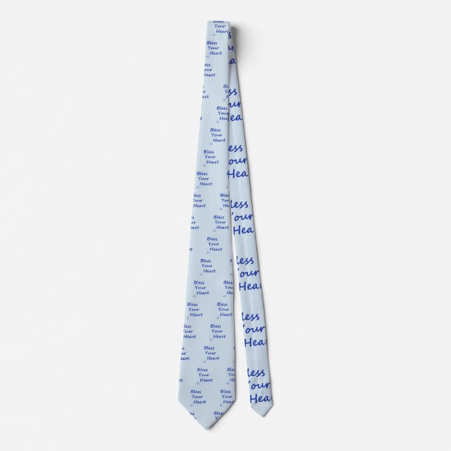 Bless Your Heart Neck Tie (Front)