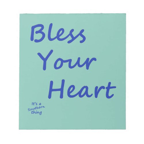 Bless Your Heart Notepad