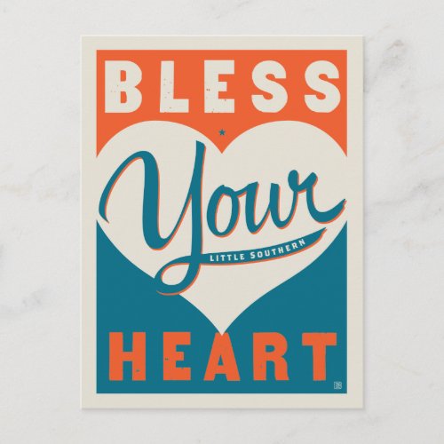 Bless Your Heart Postcard