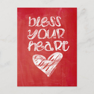 Bless Your Heart Postcard