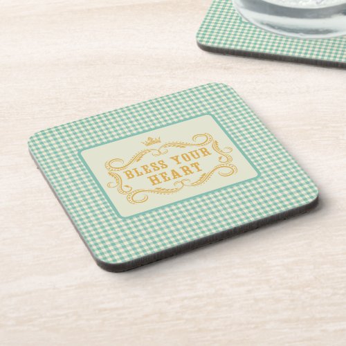 Bless Your Heart Southern Quote  Beverage Coaster