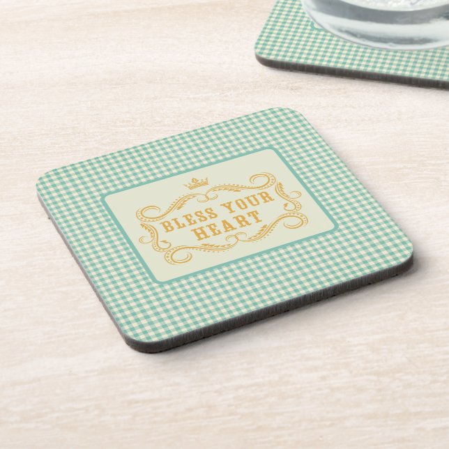 Bless Your Heart Southern Quote  Beverage Coaster (Left Side)