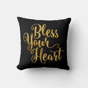 Bless Your Heart Throw Pillow