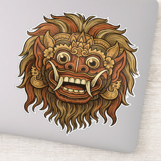 Bless Your Space Barong Sticker - Balinese 