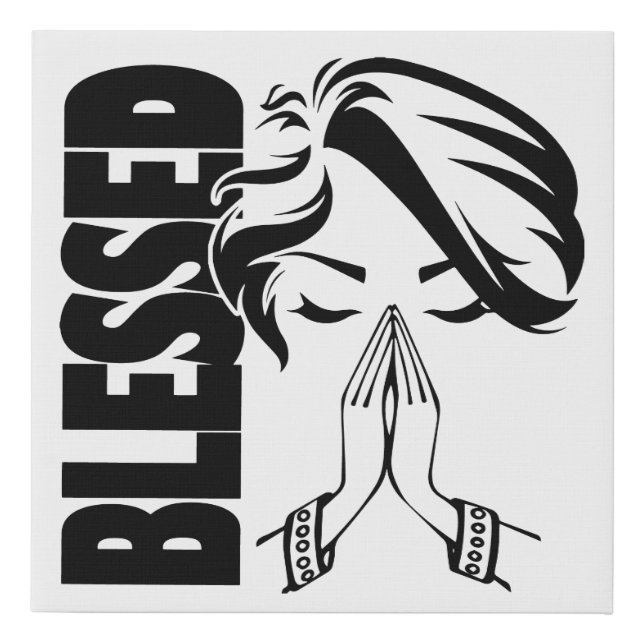 Blessed 10 x 10 Faux Canvas Print (Front)