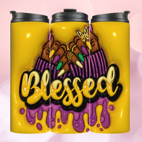 Blessed _ 3D Inflated Effect Tumbler