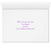 Blessed abstract butterfly and flower cards (Inside Horizontal (Bottom))