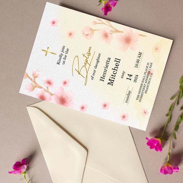 "Blessed and Baptized: A Day to Remember" Invitation (Creator Uploaded)