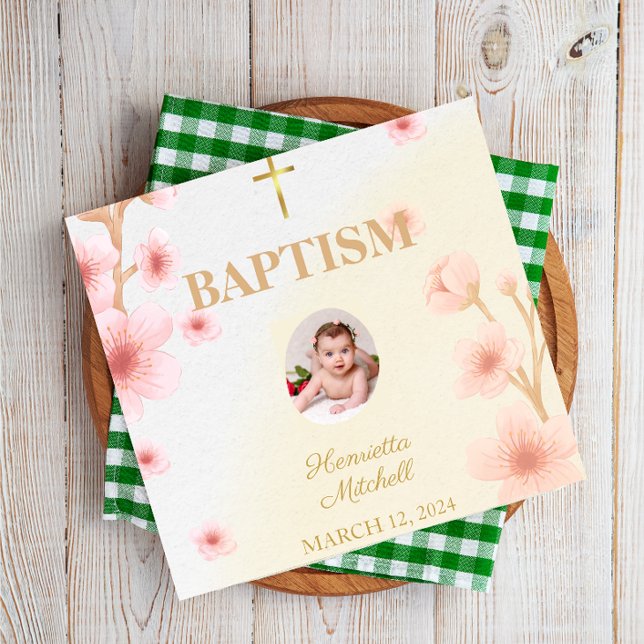 "Blessed and Baptized: A Day to Remember"  Napkins (Creator Uploaded)
