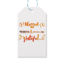 blessed and grateful thanksgiving gift tags