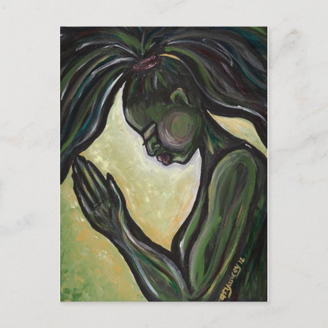 Blessed and Highly Favored Postcard (Front)