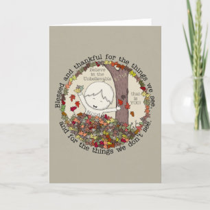 Blessed and Thankful Holiday Card