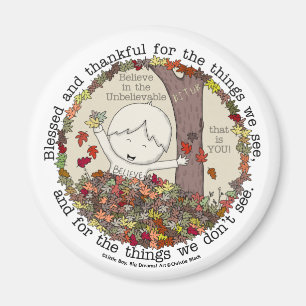 Blessed and Thankful  Magnet