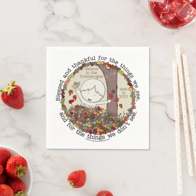 Blessed and Thankful  Napkins (Insitu)