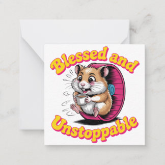 Blessed And Unstoppable Note Card