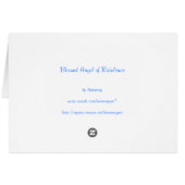 Blessed Angel of Rainbows Cards (Back Horizontal)