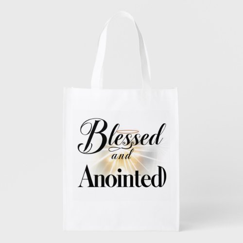 Blessed  Anointed D1  Grocery Bag