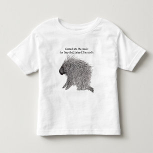 Blessed Are the Meek Porcupine Toddler T-shirt
