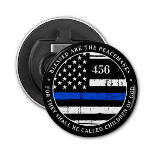 Thin Blue Line Coin - Engravable