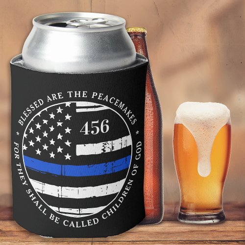 Blessed Are The Peacemakers Personalized Police Can Cooler