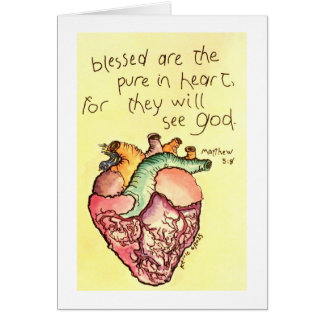 Blessed Are the Pure in Heart Cards