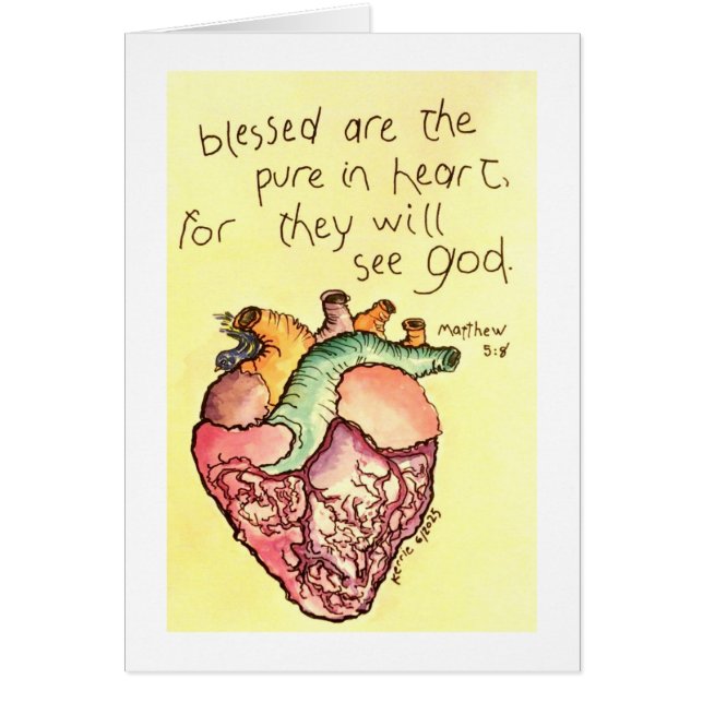 Blessed Are the Pure in Heart Cards (Front)