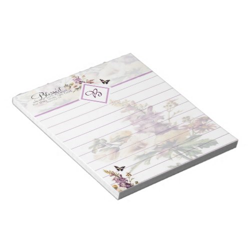 Blessed are the pure in heart notepad