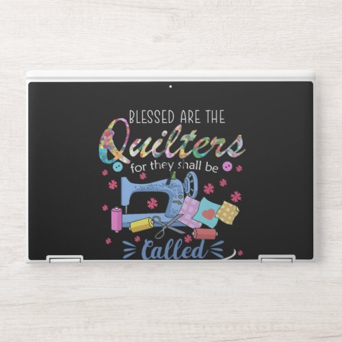 Blessed Are The Quilters For They Shall Piecemaker HP Laptop Skin