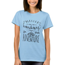 Blessed are the Wanderers Hand Lettered Women's