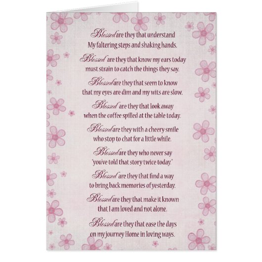 Blessed are they ... cards (Front)