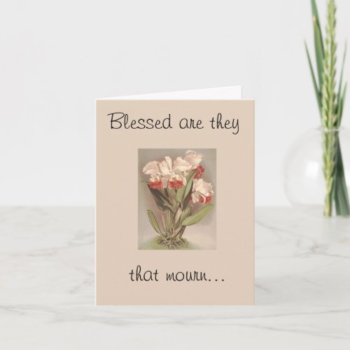 Blessed are they that mourn_Sympathy Card