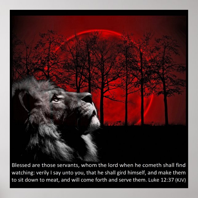 Blessed Are Those That Wait Upon The LORD Poster (Front)