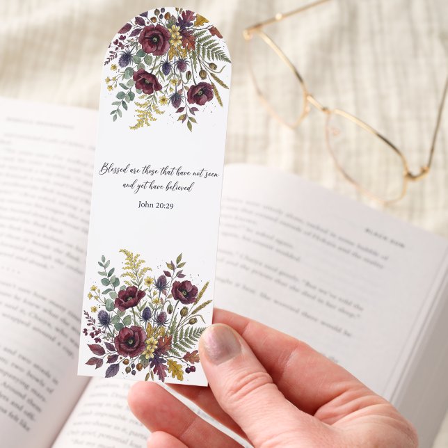Blessed Are Those Who Believe Bible Bookmark (Hand)