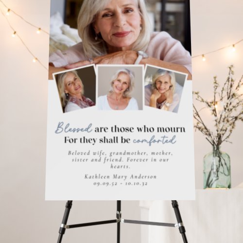 Blessed Are Those Who Mourn 2x3ft Welcome Sign